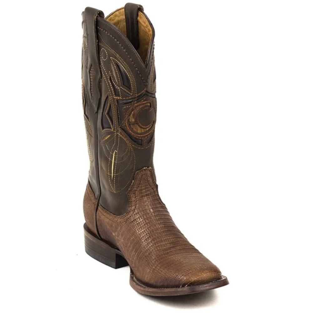 Cuadra / LIZARD TEJU LEATHER RODEO TOE HONEY / 9.5 US